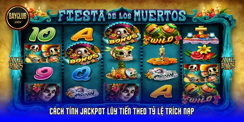 Cách tính Jackpot lũy tiến theo tỷ lệ trích nạp